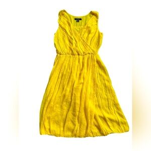 T-bags Los Angeles 100% silk lightweight summer dress balloon hem size small